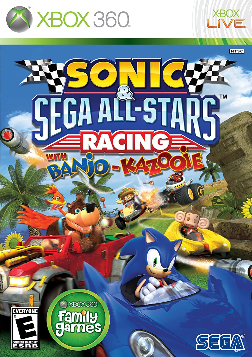 Sonic & Sega All-Stars Racing  Xb360 ( Pre-Owned )